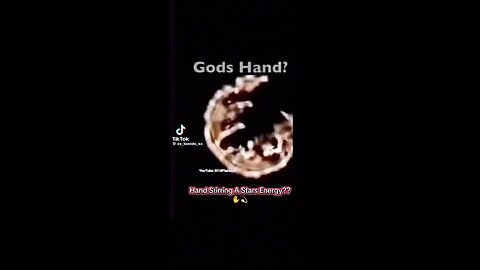 God’s Hand Stirring A Star?