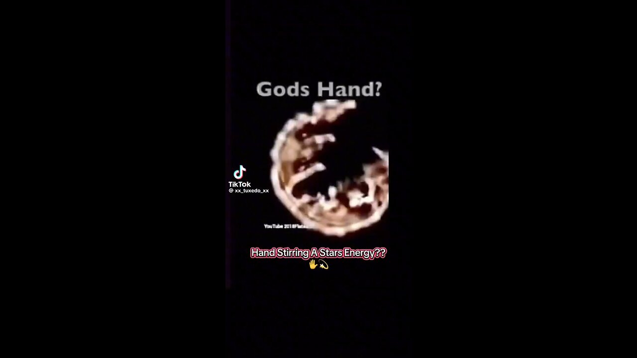 God’s Hand Stirring A Star?