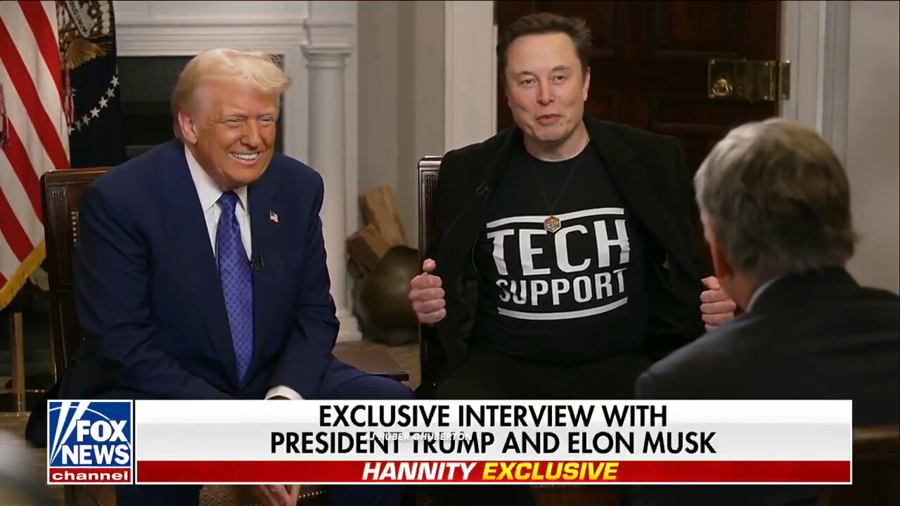 Full Interview Of President Donald Trump And Elon Musk With Sean Hannity