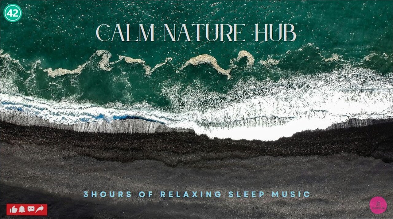 Soothing Ocean Sounds for Sleep 🌊 | 3 Hours of Gentle Waves & Peaceful Dreams | #42