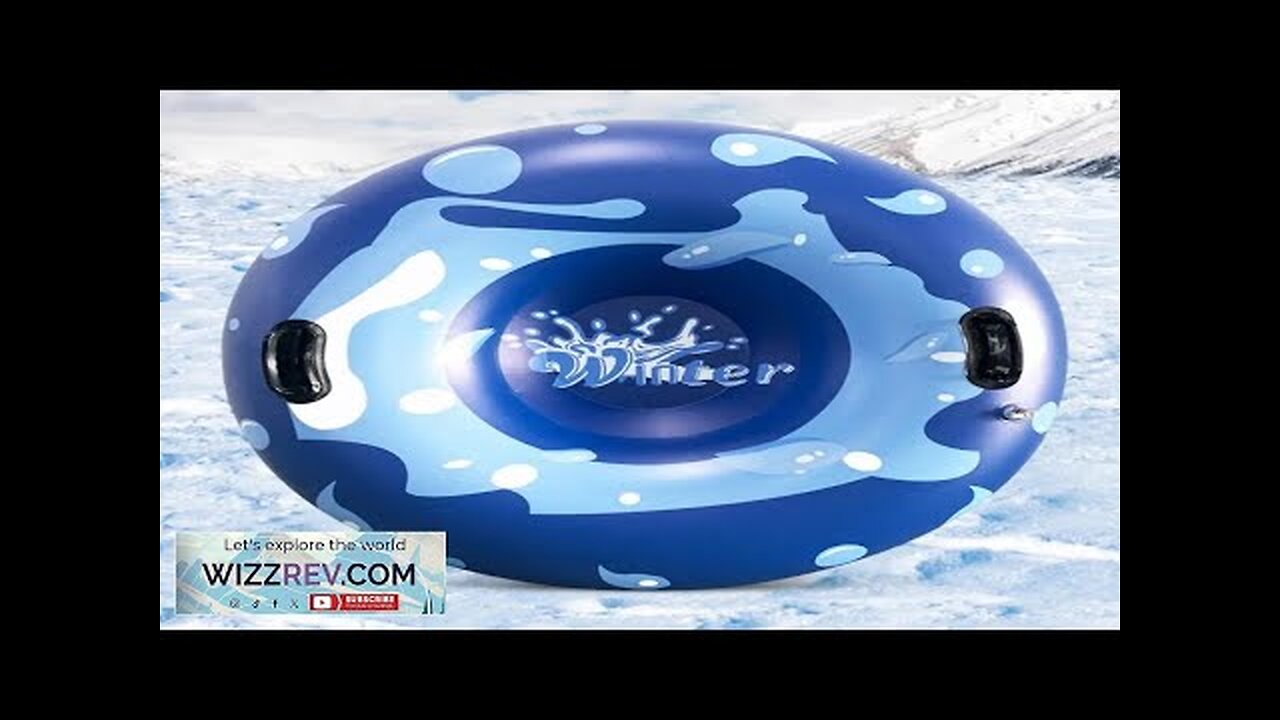 Snow Sledge Sleigh Children's Tubing Winter Sled Ski Accesories Skiing Ring Pad Review