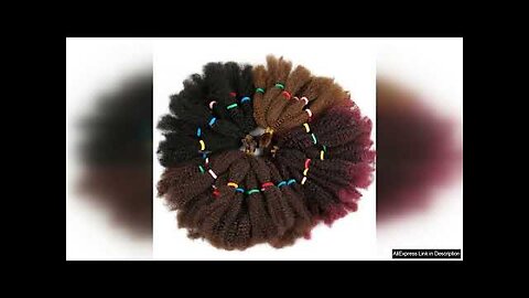 Braids Hair Afro Kinky Bulk Afro Curly Synthetic Hair Short 12" Crochet Review