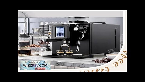 Coffee Machine Commercial Italian Semi-automatic Small Milk Tea Coffee Shop Grinding Machine Review