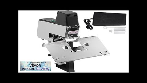 VEVOR Electric Stapler Rapid 106 Automatic Saddle Binding Machine Heavy Duty Flat Review