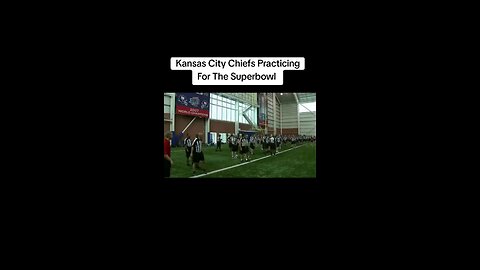 Kansas City Chiefs Practicing For The Superbowl