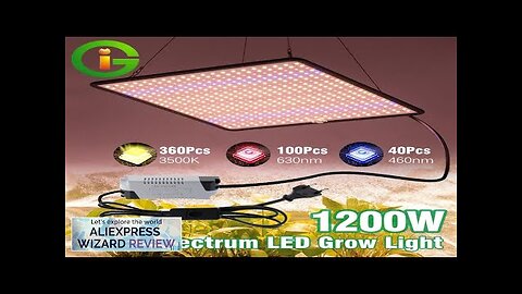 1200W LED Grow Light Full Spectrum SMD2835 Chips Phytolamp Boards For Indoor Review