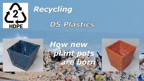 DS Plastics how a new plantpot is borne