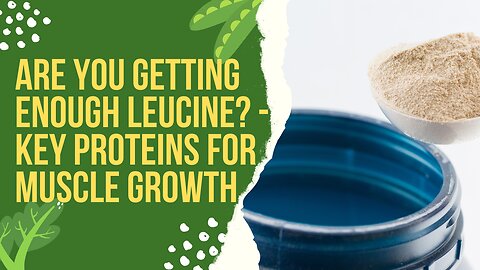 Are You Getting Enough Leucine? - Key Proteins for Muscle Growth