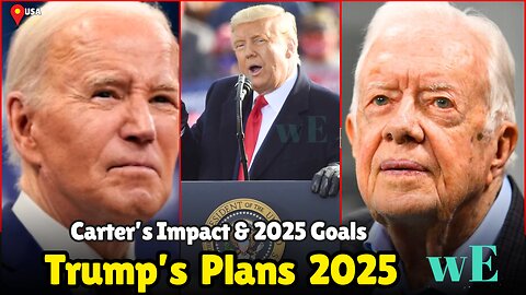 Donald Trump Pays Tribute to Former President Jimmy Carter at 100: A Look Ahead to 2025 - WorldEye