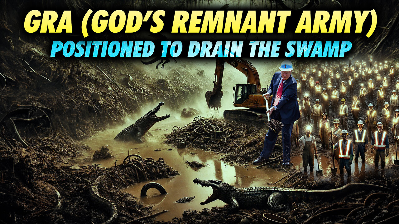 1/23/25 Thursday Discipleship: (GRA God's Remnant Army) Positioned To Drain The Swamp