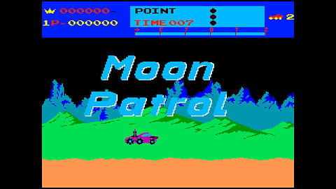 MOON PATROL (ARCADE) (Gameplay-Commentary)