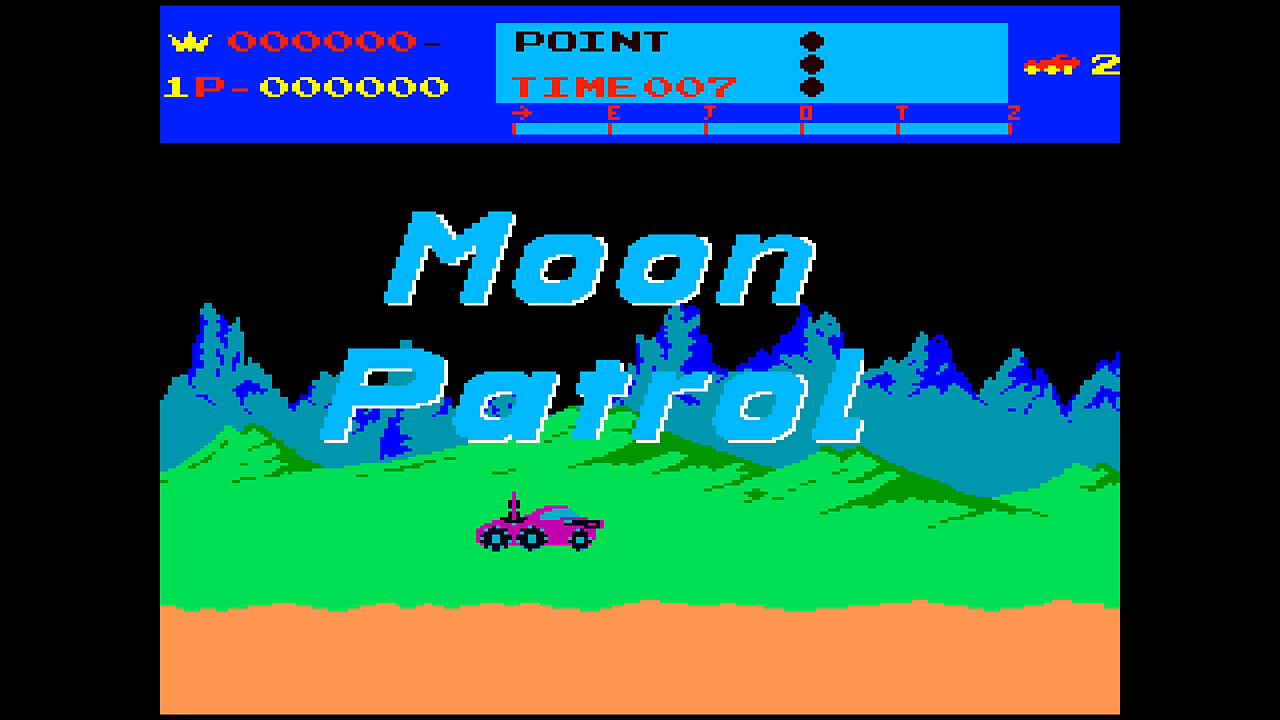 MOON PATROL (ARCADE) (Gameplay-Commentary)