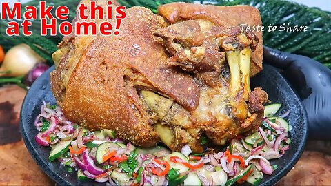 Crispy Pata ❗ How to Make the CRISPIEST Pork Knuckle at Home👌💯