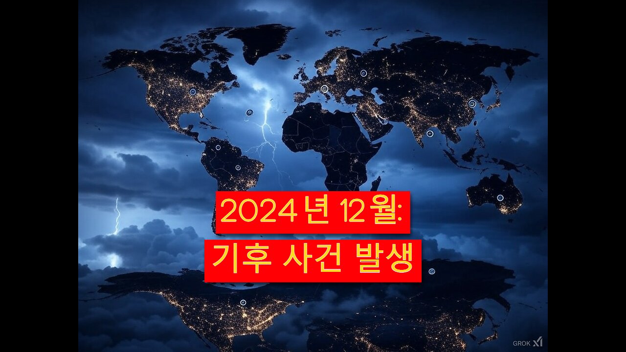 2024년 12월: 기후 사건 발생