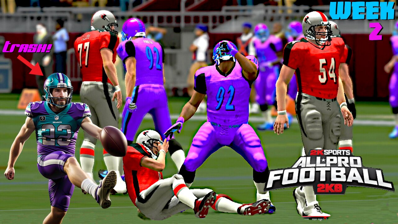 I Am a Terrible Kicker! All-Pro Football 2k8 | Week 2