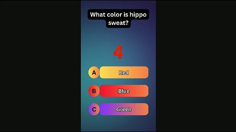 What Color is Hippo Sweat?