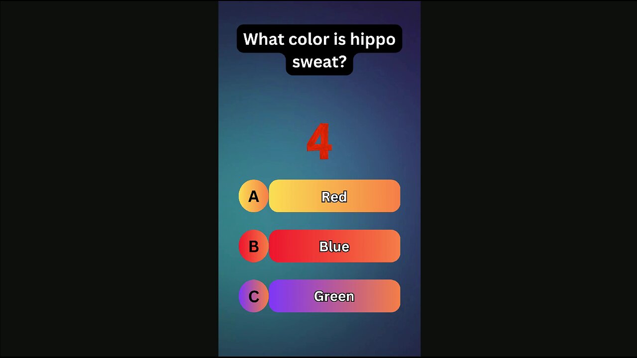 What Color is Hippo Sweat?