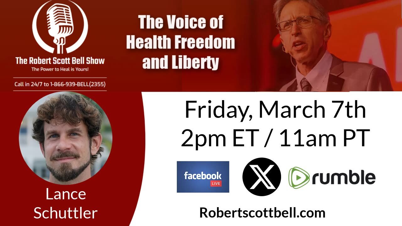 DeSantis mRNA Mandates, Lance Schuttler, Ascent Nutrition, Happy Nutrition Month, Big Chem’s Legal Shield, Makary vs Censorship - The RSB Show 3-7-25
