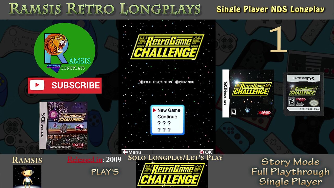 Retro Game Challenge | Nintendo DS Game | 2009 | Cosmic Gate | Episode #1 | Retro Longplay