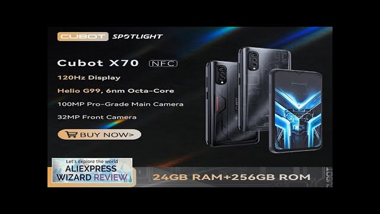 Cubot X70 Smartphone Android 13 Helio G99 Octa-Core 120Hz 6.583 Inch Screen Review