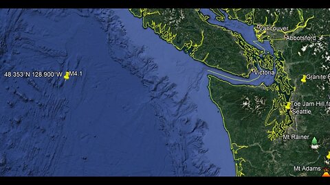 Axial Seamount - Juan De Fuca - Earthquake 9.1M- Tsunami Warning - Revelation 6!