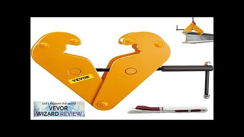 VEVOR 2200lbs/1ton Capacity Beam Clamp I Beam Lifting Clamp 3Inch-9Inch Opening Range Review