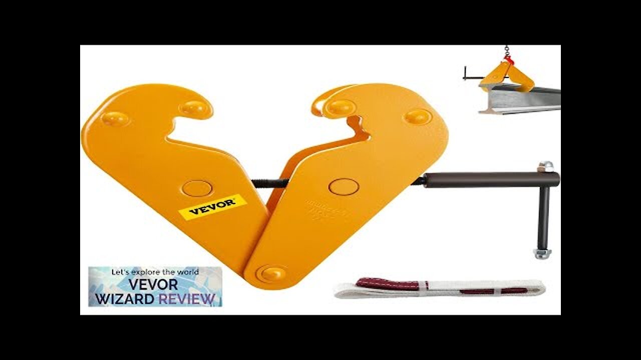 VEVOR 2200lbs/1ton Capacity Beam Clamp I Beam Lifting Clamp 3Inch-9Inch Opening Range Review