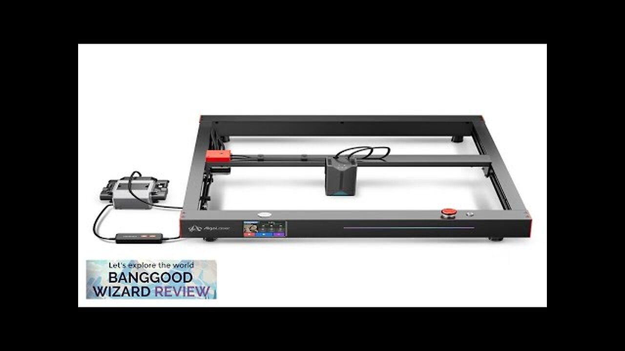 AlgolaserDelta 22W Laser Engraver with Offline Control Screen LightBurn 5GWifi 440*415mm Review