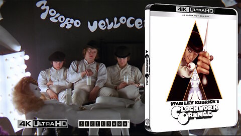 A Clockwork Orange [4K Ultra HD SteelBook] Directed by Stanley Kubrick