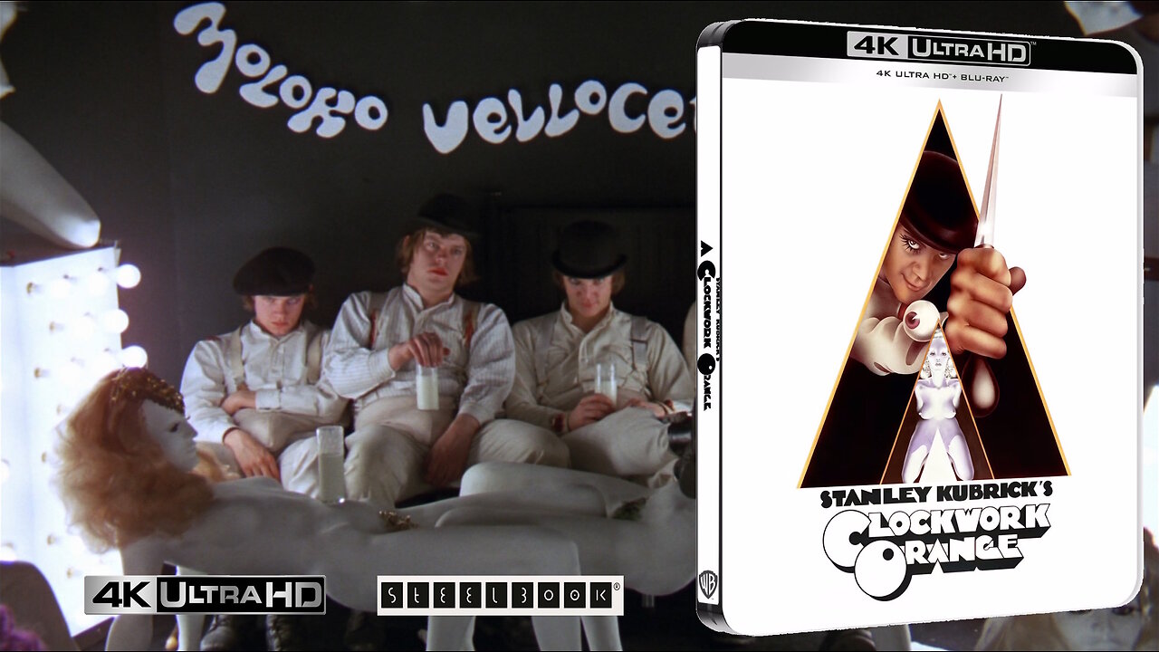 A Clockwork Orange [4K Ultra HD SteelBook] Directed by Stanley Kubrick