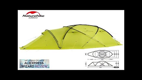 Naturehike Igloo Tunnel Tent Waterproof 4 Seasons 3 Person Hiking Windproof Outdoor Review