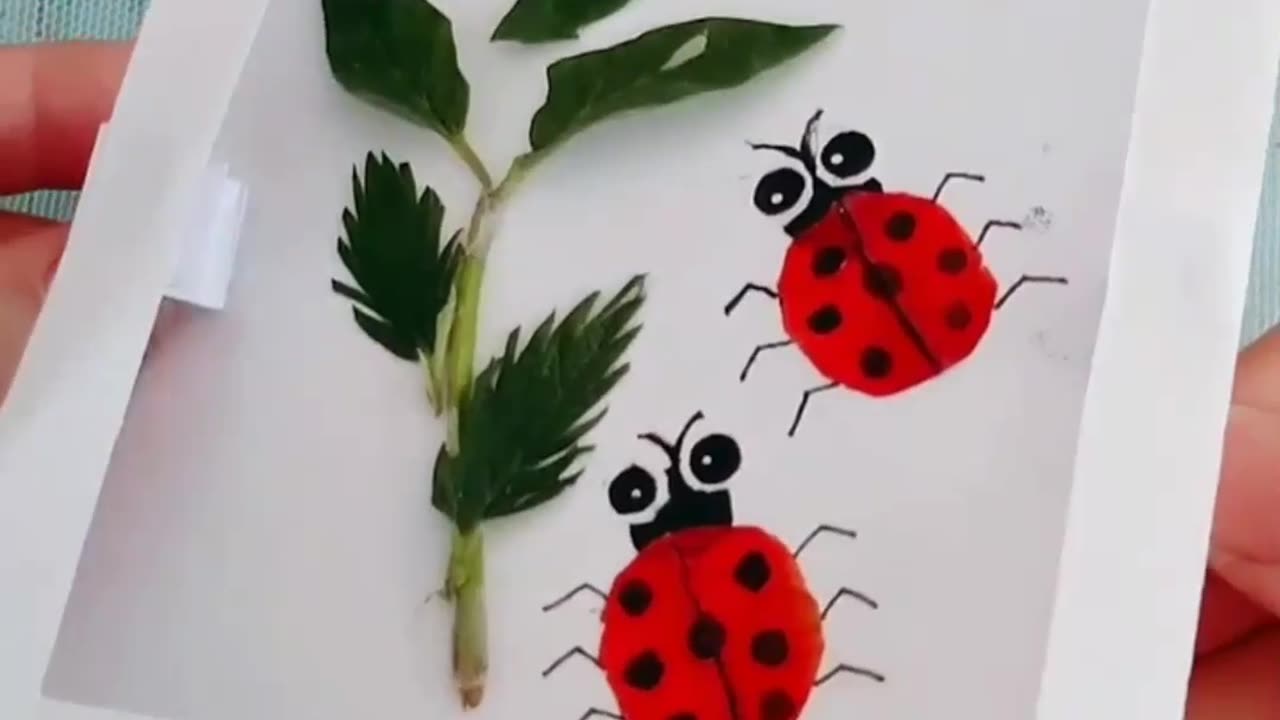 How to make Beetle Art Craft