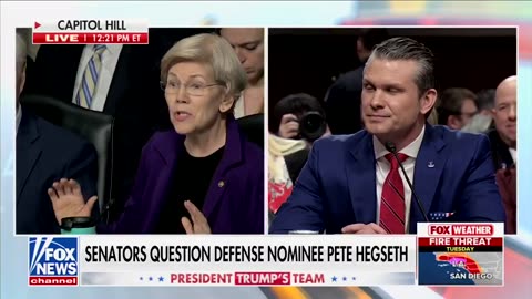 Elizabeth Warren gets owned at Pete Hegseth hearing