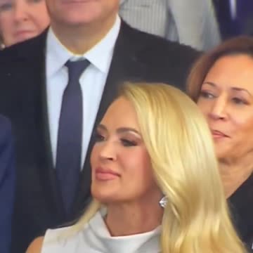 I want you to carefully watch Doug and Bill Clinton’s face after Carrie Underwood performance