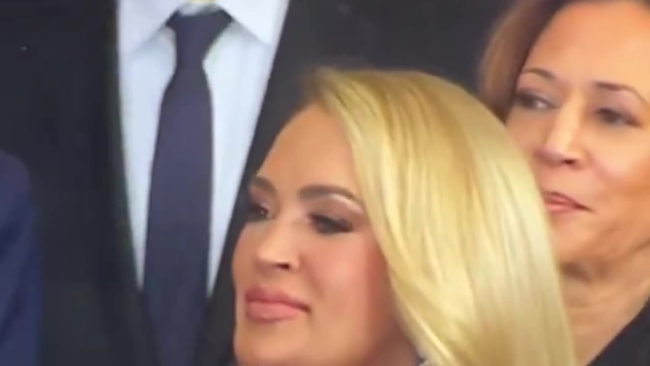 I want you to carefully watch Doug and Bill Clinton’s face after Carrie Underwood performance