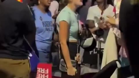 Liberal Woman Screams At Baby