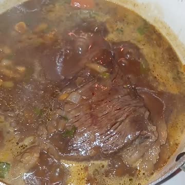 Chuck roast on a cold day