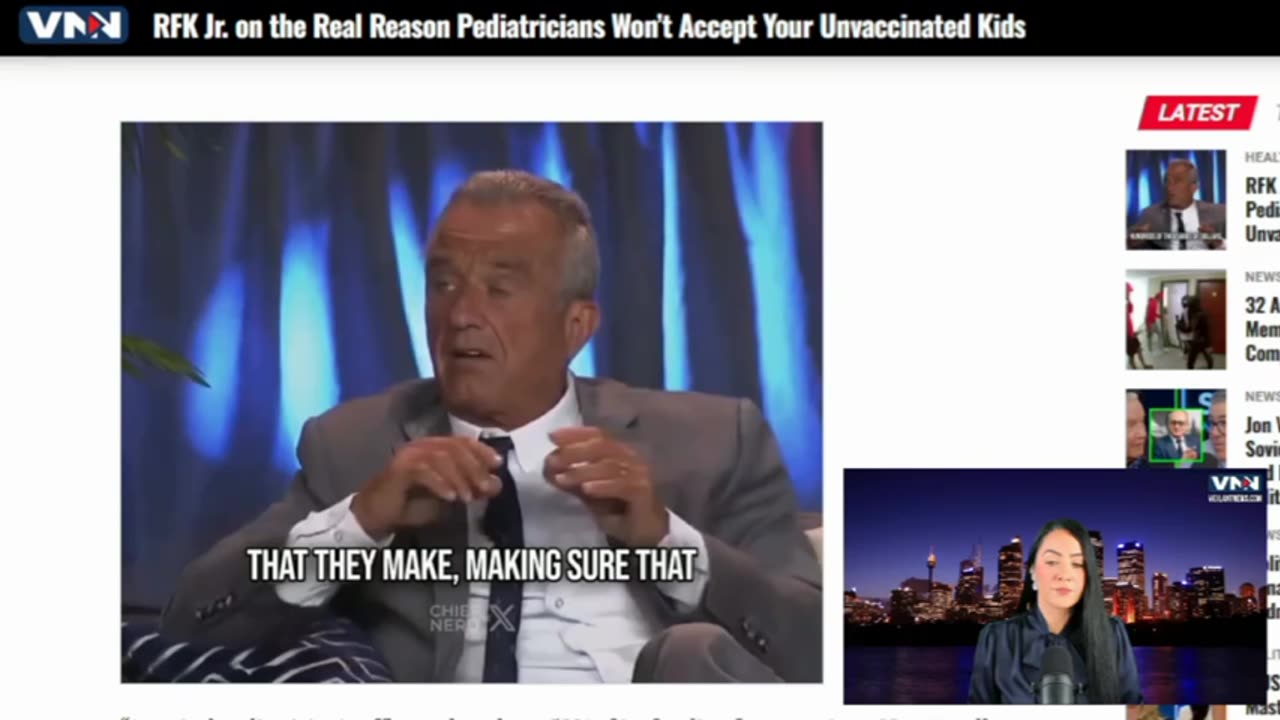 VACCINES: RFK Jr. Reveals the Real Reason Pediatricians Reject Unvaccinated Children