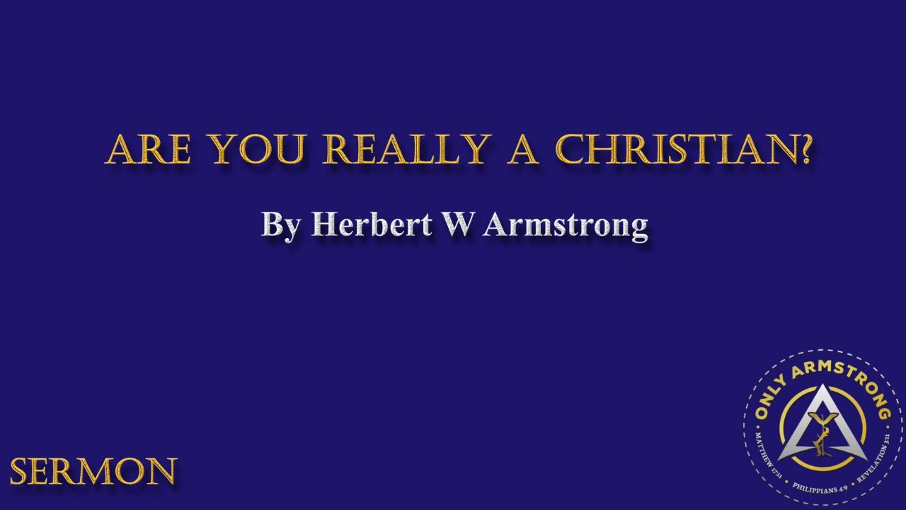 Are You Really a Christian?