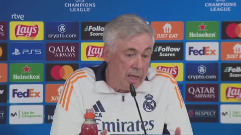 🗣️ Carlo Ancelotti reflects in the press conference prior to the 'Euroderbi'