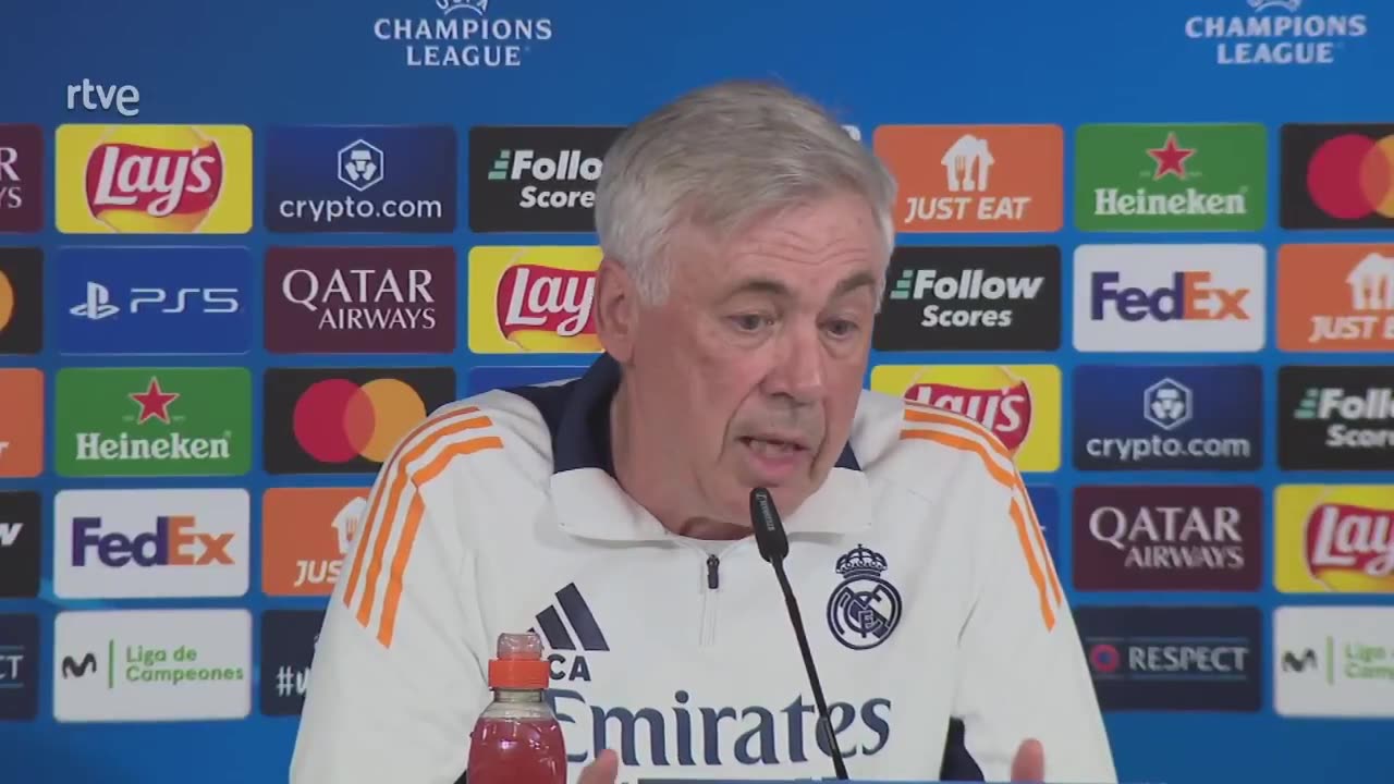 🗣️ Carlo Ancelotti reflects in the press conference prior to the 'Euroderbi'