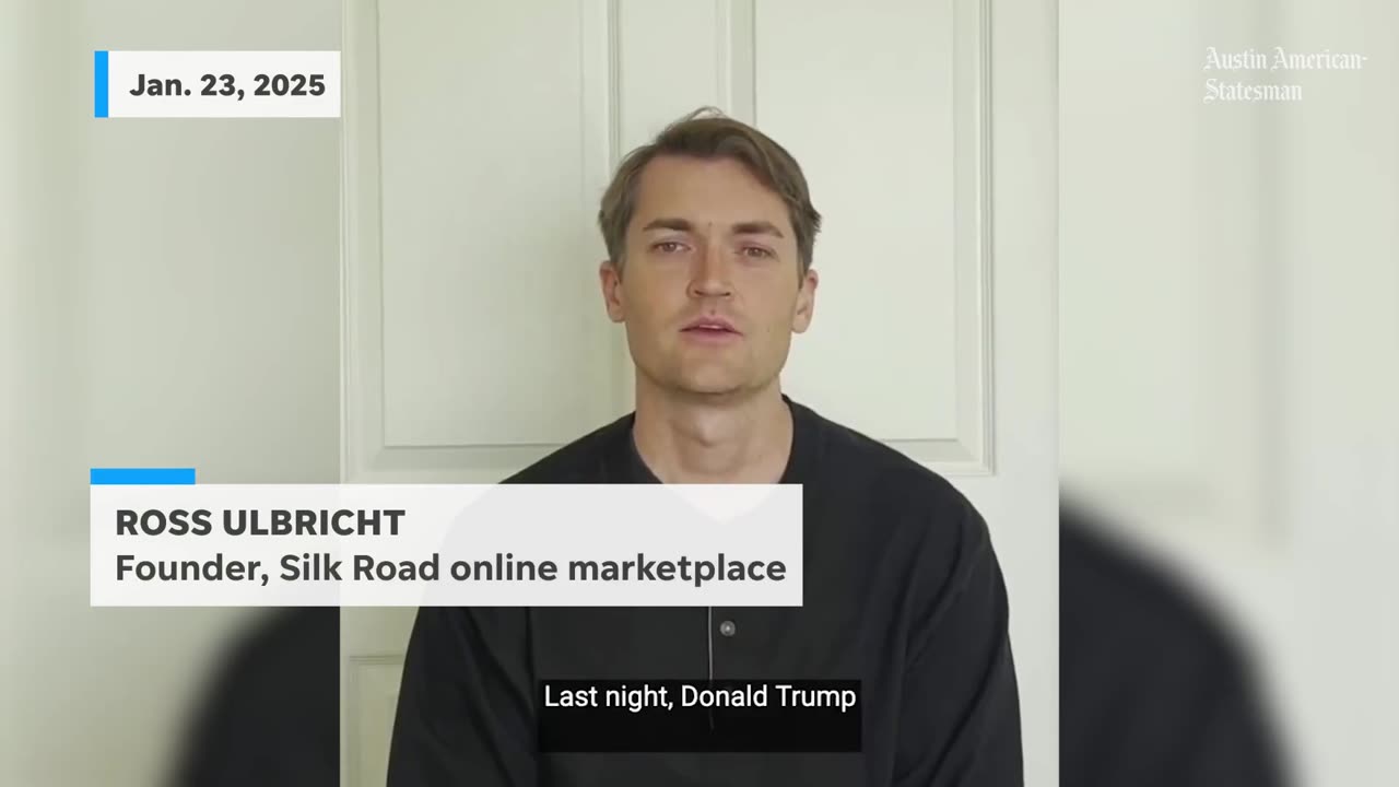 [2025-01-24] Silk Road founder Ross Ulbricht thanks Donald Trump for pardon: ...