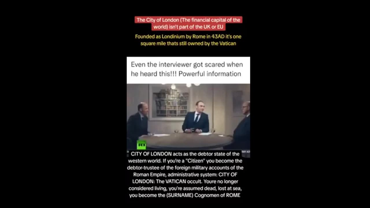 The Vatican Owns London