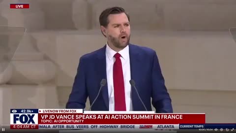 Nguyên văn bài phát biểu của Phó Tổng thống J.D Vance tại Paris, Pháp quốc.