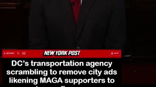 DC Transportation Dept Scrambling to Remove City Ads Likening MAGA to Garbage