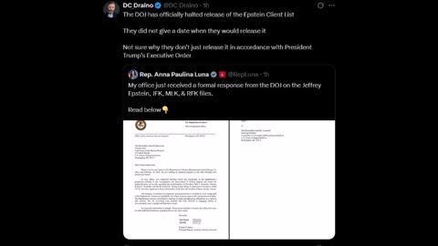 The DOJ has officially halted release of the Epstein Client List