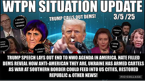 TRUMP CALLS OUT DEMS, NATO/UKRAINE & WAR W/RUSSIA, CARTEL WARS, CHILD TRAFFICKING & MORE!