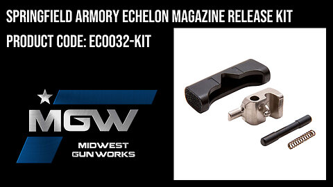 Springfield Armory Echelon Magazine Release Kit - EC0032-KIT