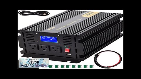 VEVOR Power Inverter 2000W Modified Sine Wave Inverter DC 12V to AC Review