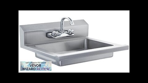 VEVOR Commercial Hand Sink with Faucet NSF Stainless Steel Sink for Washing Review